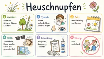 Vorschau - Arbeitsblätter - Lernposter + Arbeitsblätter zum Thema "Heuschnupfen" + Lösung & MP3 + Infografik - Seite 2