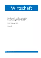 Vorschau - Stundenentwürfe - Korrespondenz - neue DIN 2020 - Deckblatt