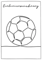 Vorschau - Arbeitsblätter - FREEBIE Einlinienzeichnung Fußball Vorlagen #weltmeisterlichematerialien2026 - Seite 2