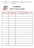 Vorschau - Arbeitsblätter - One of us is lying - Deckblatt