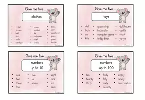 Vorschau - Spiele - Englisch-Warm-up I Give me five! I Wortschatz wiederholen & aktivieren - Seite 3