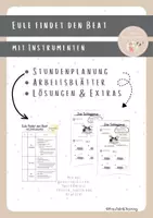 Vorschau - Unterrichtsreihen - Eule findet den Beat - mit Instrumenten - Deckblatt