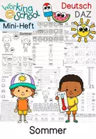 Vorschau - Arbeitsblätter - Sommer - Deckblatt