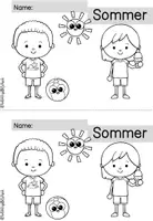 Vorschau - Arbeitsblätter - Sommer - Seite 1