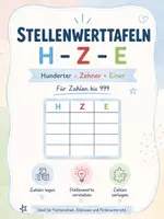 Vorschau - Anderer Materialtyp - Stellenwerttafel fürs Federmäppchen - Deckblatt