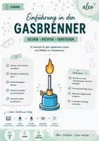 Vorschau - Arbeitsblätter - Chemie Einführung Gasbrenner - Brennerführerschein - Deckblatt