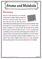 Vorschau - Unterrichtsreihen - Atome und Moleküle Lückentext mit Wortspeicher Hörverstehen und Suchsel - Seite 2