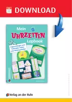 Vorschau - Arbeitsblätter - Mein Uhrzeiten-Lapbook: Kopiervorlagen zum Schneiden, Falten und Weitergestalten - Seite 1