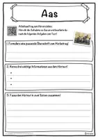 Vorschau - Unterrichtsreihen - Aas Lückentext mit Wortspeicher Hörverstehen und Suchsel - Seite 3