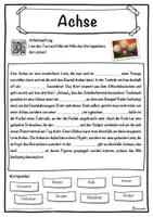 Vorschau - Unterrichtsreihen - Achse Lückentext mit Wortspeicher Hörverstehen und Suchsel - Seite 1