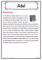 Vorschau - Unterrichtsreihen - Adel Lückentext mit Wortspeicher Hörverstehen und Suchsel - Seite 2