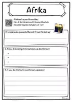 Vorschau - Unterrichtsreihen - Afrika Lückentext mit Wortspeicher Hörverstehen und Suchsel - Seite 3