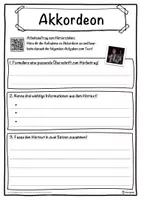 Vorschau - Unterrichtsreihen - Akkordeon Lückentext mit Wortspeicher Hörverstehen und Suchsel - Seite 3