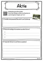 Vorschau - Unterrichtsreihen - Aktie Lückentext mit Wortspeicher Hörverstehen und Suchsel - Seite 3