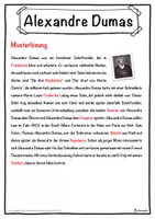 Vorschau - Unterrichtsreihen - Alexandre Dumas Lückentext mit Wortspeicher Hörverstehen und Suchsel - Seite 2
