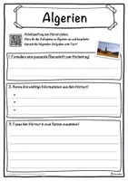 Vorschau - Unterrichtsreihen - Algerien Lückentext mit Wortspeicher Hörverstehen und Suchsel - Seite 3