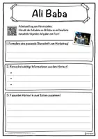 Vorschau - Unterrichtsreihen - Ali Baba Lückentext mit Wortspeicher Hörverstehen und Suchsel - Seite 3