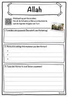 Vorschau - Unterrichtsreihen - Allah Lückentext mit Wortspeicher Hörverstehen und Suchsel - Seite 3