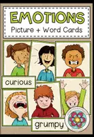 Vorschau - Bildkarten - EMOTIONS AND FEELINGS - Picture + Word Cards - Deckblatt