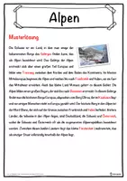 Vorschau - Unterrichtsreihen - Alpen Lückentext mit Wortspeicher Hörverstehen und Suchsel - Seite 2