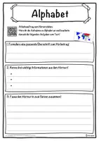 Vorschau - Unterrichtsreihen - Alphabet Lückentext mit Wortspeicher Hörverstehen und Suchsel - Seite 3