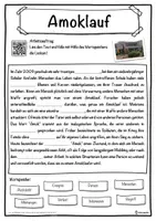 Vorschau - Unterrichtsreihen - Amoklauf Lückentext mit Wortspeicher Hörverstehen und Suchsel - Seite 1