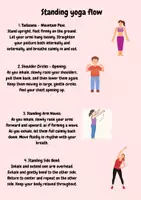 Vorschau - Spiele - 4 yoga flows, English, warm-up, brain break, exam prep, standing exercises - Seite 1