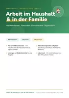 Vorschau - Arbeitsblätter - Arbeit im Haushalt & Haushaltsformen | Arbeitsheft + Klassenarbeit | WiB & Hauswirtschaft Klasse 5/6 | mit Lösungen - Seite 1