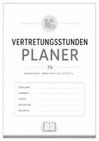 Vorschau - Anderer Materialtyp - Vertretungsstunden Planer - Deckblatt