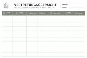 Vorschau - Anderer Materialtyp - Vertretungsstunden Planer - Seite 3