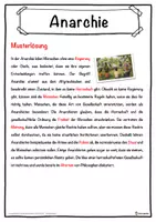 Vorschau - Unterrichtsreihen - Anarchie Lückentext mit Wortspeicher Hörverstehen und Suchsel - Seite 2