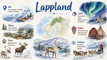 Vorschau - Arbeitsblätter - Arbeitsblätter zum Thema "Lappland (vertiefend)" (Lückentext, Hörverstehen) + Lösung & MP3 + Infografik - Seite 3