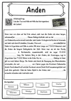Vorschau - Unterrichtsreihen - Anden Lückentext mit Wortspeicher Hörverstehen und Suchsel - Seite 1