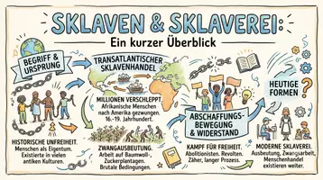 Vorschau - Arbeitsblätter - Arbeitsblatt "Sklave" + Onlineübung & MP3 + Infografik - Seite 2
