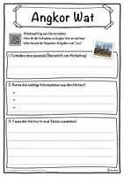 Vorschau - Unterrichtsreihen - Angkor Wat Lückentext mit Wortspeicher Hörverstehen und Suchsel - Seite 3