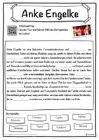 Vorschau - Unterrichtsreihen - Anke Engelke Lückentext mit Wortspeicher Hörverstehen und Suchsel - Seite 1