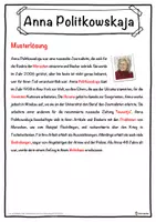 Vorschau - Unterrichtsreihen - Anna Politkowskaja Lückentext mit Wortspeicher Hörverstehen und Suchsel - Seite 2