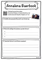 Vorschau - Unterrichtsreihen - Annalena Baerbock Lückentext mit Wortspeicher Hörverstehen und Suchsel - Seite 3