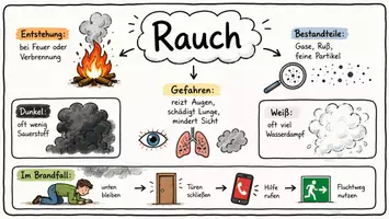 Vorschau - Arbeitsblätter - Arbeitsblatt "Rauch" + Onlineübung & MP3 + Infografik - Seite 1