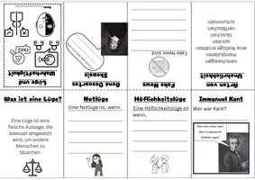 Vorschau - Arbeitsblätter - Lüge und Wahrhaftigkeit BuddyBook - Deckblatt