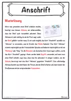 Vorschau - Unterrichtsreihen - Anschrift Lückentext mit Wortspeicher Hörverstehen und Suchsel - Seite 2