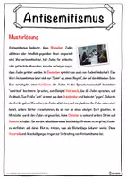 Vorschau - Unterrichtsreihen - Antisemitismus Lückentext mit Wortspeicher Hörverstehen und Suchsel - Seite 2