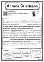 Vorschau - Unterrichtsreihen - Antoine Griezmann Lückentext mit Wortspeicher Hörverstehen und Suchsel - Seite 1