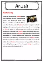 Vorschau - Unterrichtsreihen - Anwalt Lückentext mit Wortspeicher Hörverstehen und Suchsel - Seite 2