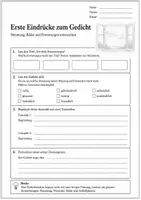 Vorschau - Arbeitsblätter - Gedichtanalyse Rilke Klasse 9/10 Sommerregen - Seite 2