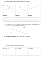 Vorschau - Arbeitsblätter - Test 6 zum Thema Geometrie Strecke, Strahl, Gerade - Seite 1