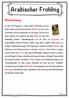 Vorschau - Unterrichtsreihen - Arabischer Frühling Lückentext mit Wortspeicher Hörverstehen und Suchsel - Seite 2