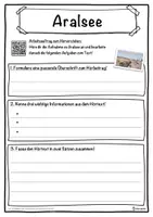 Vorschau - Unterrichtsreihen - Aralsee Lückentext mit Wortspeicher Hörverstehen und Suchsel - Seite 3