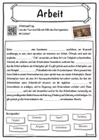 Vorschau - Unterrichtsreihen - Arbeit Lückentext mit Wortspeicher Hörverstehen und Suchsel - Seite 1