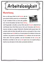 Vorschau - Unterrichtsreihen - Arbeitslosigkeit Lückentext mit Wortspeicher Hörverstehen und Suchsel - Seite 2